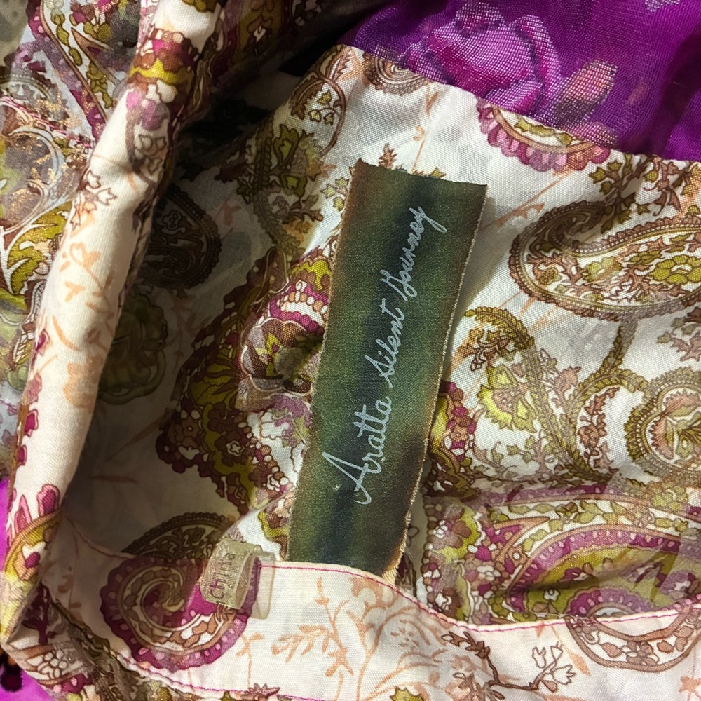 Altar’d State Burnout Velvet Shirt Sz Medium Floral/Paisley Fairy Goth Boho-Chic - Picture 2 of 11